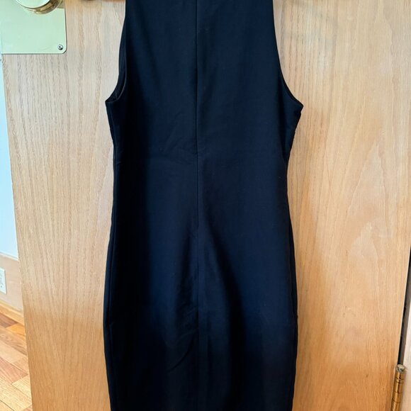 EUC Dynamite Fringe Black Knee-Length Dress - Picture 4 of 4